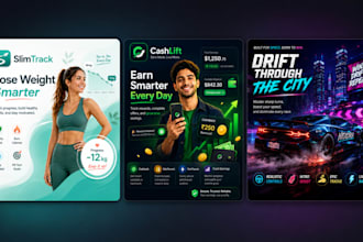 design an eye catching google play feature graphic