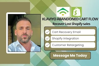 setup klaviyo abandoned cart flow email automation shopify klaviyo integration