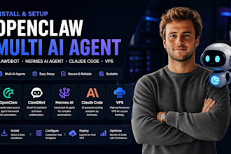 install setup openclaw multi ai agent clawdbot hermes ai agent claude code vps