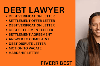 handle debt settlement, debt negotiation, creditor disputes, and debt relief