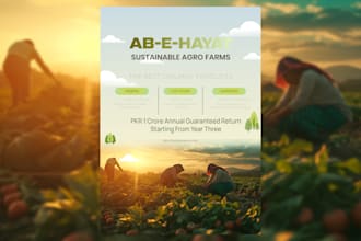 create modern poster design for events business and promotions