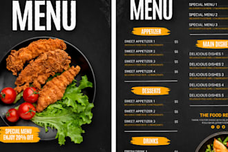 do food menu design, menu design, restaurant menu, menu, food menu, menu board