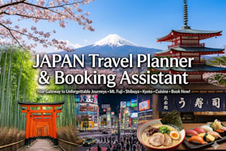 be your japan travel planner and booking assistant