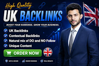 create high quality dofollow backlinks on UK domains