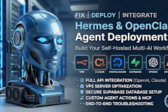 fix deploy openclaw hermes agent n8n claude code multi ai agent vps api supabase