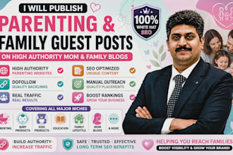 build parenting and family backlinks through guest posting