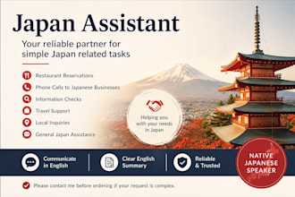 help you with japan related tasks as a native japanese assistant