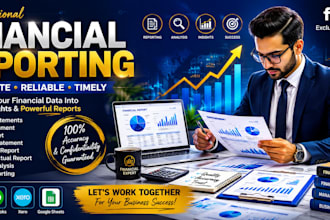 prepare professional financial reports and analysis