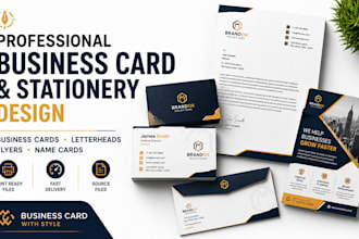 do professional business card name card flyer stationery items letter head