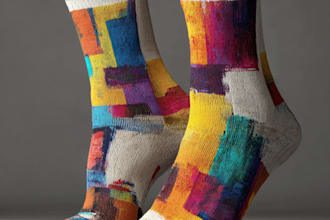 design custom and unique socks design