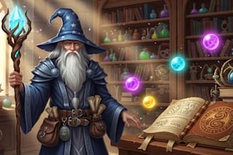 create a dnd art and dnd character commission art