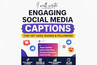 write engaging captions for instagram and facebook