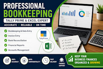 do bookkeeping and accounting in tally prime