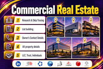 do property research and commercial real estate skip tracing