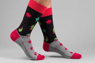 make a custom and pattern socks design