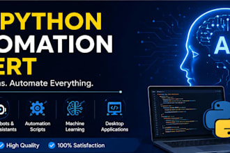develope ai,ml projects and python automation