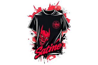 create custom streetwear t shirt design
