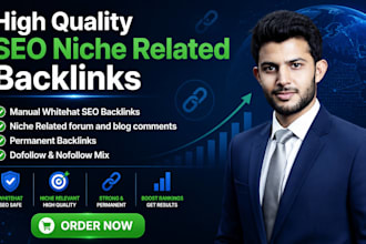 create seo forum and blog backlinks related to your niche