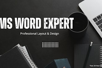be your professional ms word expert and document designer