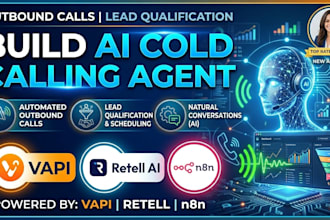 build ai cold calling agent outbound calls lead qualification vapi retell n8n