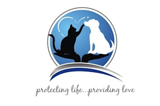 design animal vibrant logo for project safe pet