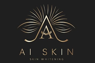 design custom skin whitening business logo