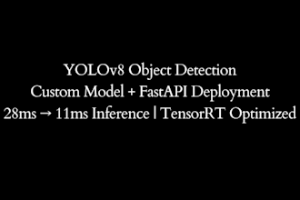 build and deploy a custom yolov8 object detection model with rest API