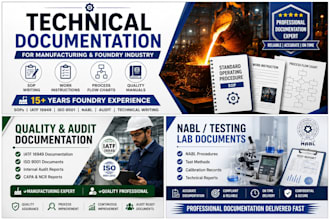 prepare iso 17025 sops quality manuals and laboratory documents
