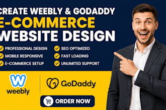 create weebly website design godaddy website builder ecommerce website design