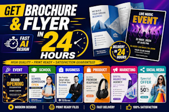 create ai flyers for events, school, business, or products