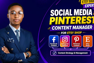do instagram marketing, pinterest post, or ig post for etsy shop