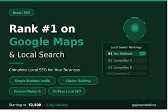 local SEO to rank your business on google maps and local search