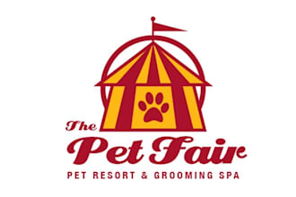 design creative pet fair business logo