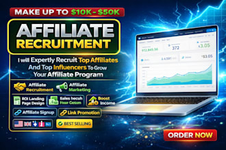 recruit top influencers to boost your MLM and affiliate program