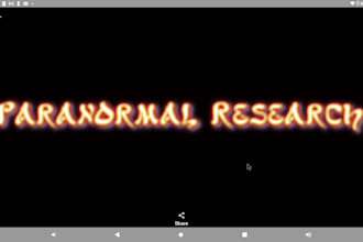 research paranormal and or historical topics