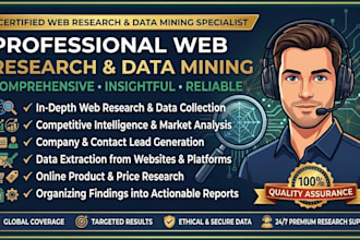 do expert b2b lead generation and web research