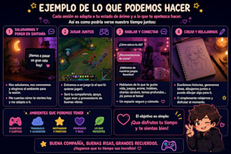 creative companion for gaming, stories or just talking
