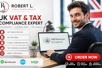 file UK company account UK vat returns registration ct600 corporation tax hmrc