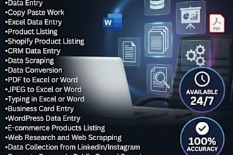 do data entry and fast typing