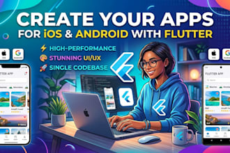 build professional flutter cross platform apps for ios and android