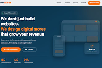 create a professional portfolio website