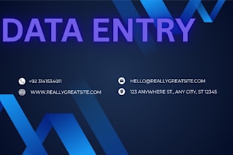 accurate data entry and typing work