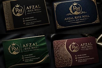 design luxury vip business card of your brand and business