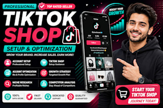 create USA UK germany tiktok account for tiktok shop and monetization