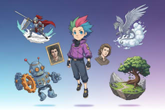 illustrate concept art, fanart or commissions for you