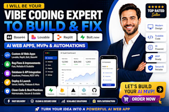 be your vibe coding expert to build  fix base44 lovable ai v0 and replit mv
