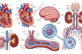 draw professional medical illustrations