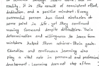 write anything with my beautiful and clean handwriting