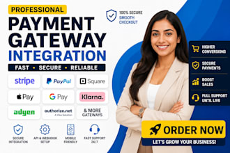 integrate payment gateway stripe apple pay google pay paypal woocommerce shopify