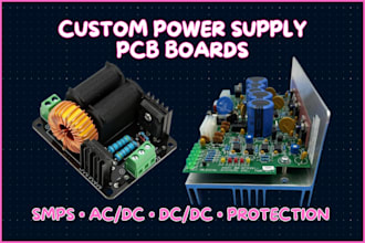 design power supply pcb board for smps dcdc acac systems and industrial boards
